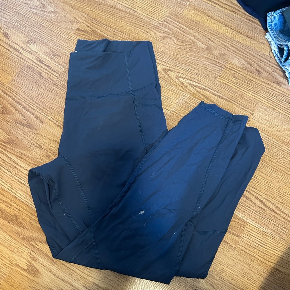 Everlane dark blue leggings